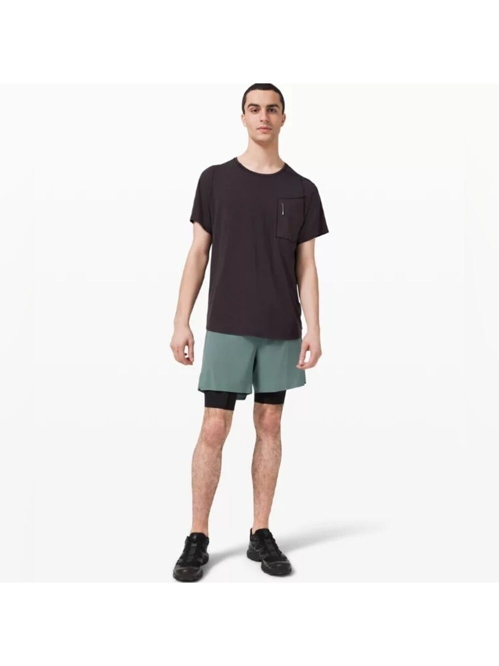 Lululemon Diffract Run Short Linedlululemon lab size L in VGUC